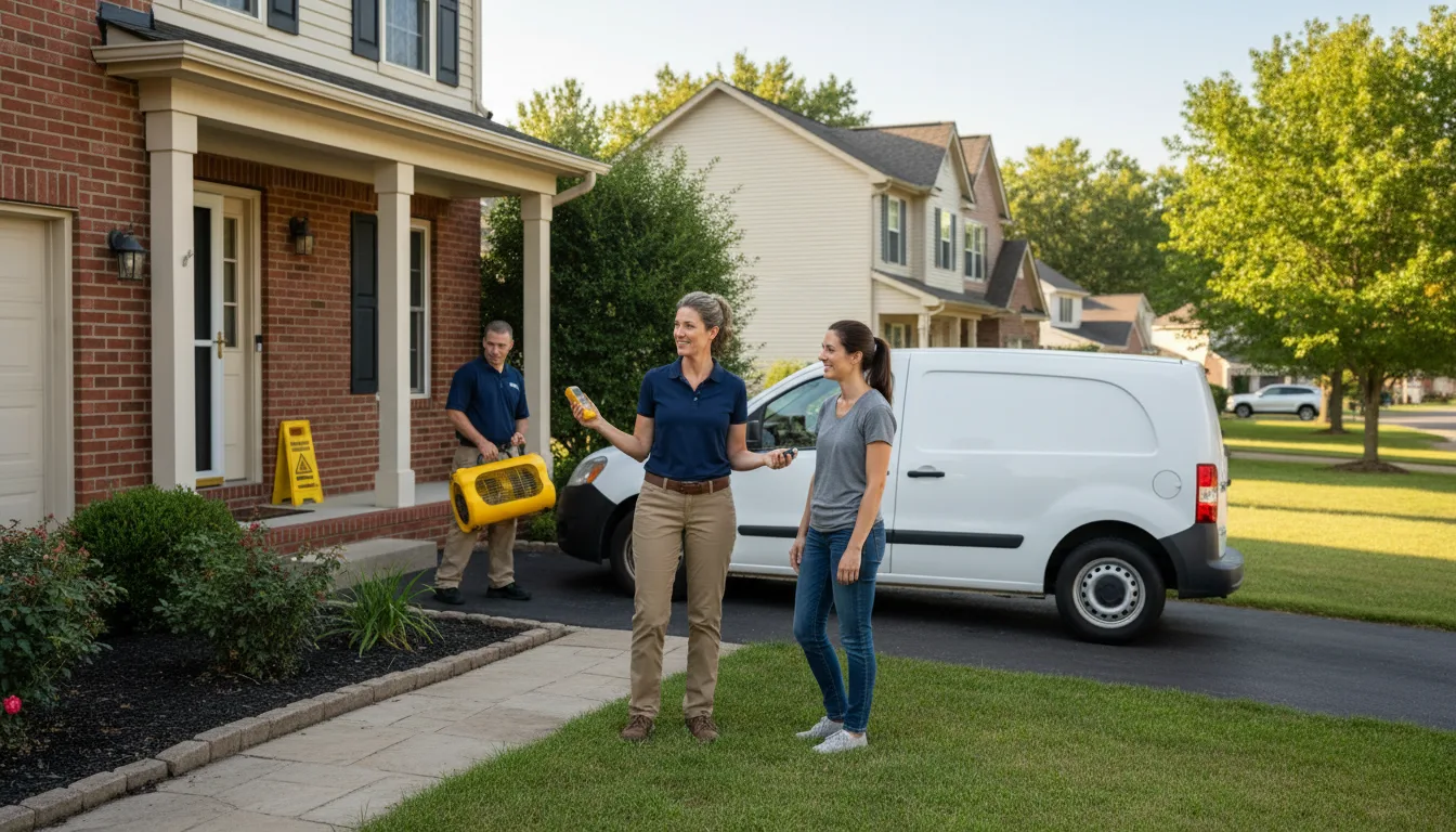 Water restoration image for Fire And Smoke Damage Restoration in Bucklin, MO